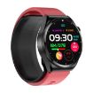 S22 Health Smart Watch: Blood Pressure, ECG, 1.39" Screen (Red) - 2