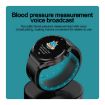 S22 Health Smart Watch: Blood Pressure, ECG, 1.39" Screen (Red) - 9