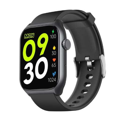 GTS7 2.0" Fitness Smart Watch - BT Call, Heart Rate, BP, MET (Black) - 1