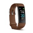 Smart Bracelet S5-4 IP68 Waterproof Heart Rate Fitness Tracker Watch Brown - 2