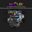 LEMFO AK59 Smart Watch Gold - 1.43" AMOLED Round Screen Silicone Strap - 8