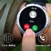 LEMFO AK59 Smart Watch Gold - 1.43" AMOLED Round Screen Silicone Strap - 9