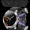 T95 1.52" BT5.0 Smart Sport Watch & Earbuds, Health Monitor, Black - 7