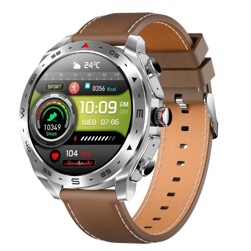 T95 1.52" BT5.0 Smart Sport Watch & Earbuds, Health Monitor (Silver) - 1