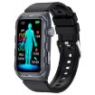 TK79 1.47" IP68 Waterproof Smart Watch - ECG, Glucose, Oxygen, Uric Acid - 1