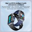 TK79 1.47" IP68 Waterproof Smart Watch - ECG, Glucose, Oxygen, Uric Acid - 2