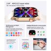T98 2.04" IP68 Waterproof Smart Watch with Bluetooth Call & Blood Oxygen Monitoring - Pink - 4