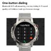 LEMFO ELF3 1.39" TFT Round Screen Smart Watch with Steel Strap, Silver - 9