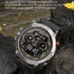LEMFO LF26MAX 1.32" HD Smart Watch with Bluetooth Calls - Silver - 4