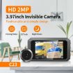 ESCAM C23 3.97" 1080p Smart Door Viewer with Night Vision - Grey - 3