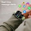 LEMFO LT08 Smart Watch 1.85" TFT Screen, Bluetooth Calls, Gun Black - 7
