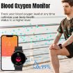 LEMFO LF35 Smart Watch Gold - 1.43" AMOLED, Blood Oxygen Detection - 6