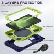 Samsung Galaxy Tab Active5 X300 Silicone Hybrid Case with Strap - Navy - 4