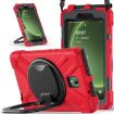 Samsung Galaxy Tab Active5 X300 Red Silicone Hybrid Case with Strap - 2
