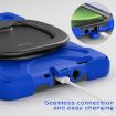 Samsung Galaxy Tab Active5 X300 Silicone Hybrid Case with Strap - Blue - 7