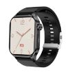 ET580 Sports Smart Watch, 2.04" AMOLED, Bluetooth Call, ECG, Black Buckle - 1