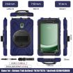 Samsung Galaxy Tab Active5 X300 Case with Strap - Navy Blue Silicone Hybrid - 2