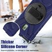 Samsung Galaxy Tab Active5 X300 Case with Strap - Navy Blue Silicone Hybrid - 4