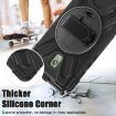 Samsung Galaxy Tab Active5 X300 Case with Strap - Black Silicone Hybrid - 4