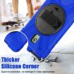Samsung Galaxy Tab Active5 X300 Case with Strap - Blue Silicone Hybrid - 4