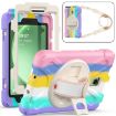 Samsung Galaxy Tab Active5 X300 Case with Strap - Colorful Pink Silicone - 1