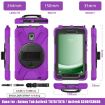 Samsung Galaxy Tab Active5 X300 Purple Case with Strap & Rotary Grip - 2