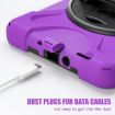 Samsung Galaxy Tab Active5 X300 Purple Case with Strap & Rotary Grip - 5