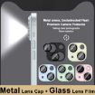 iPhone 15/15 Plus IMAK Metal Armor Camera Protector Film - Black - 3