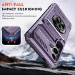 Samsung Galaxy S24 5G Shockproof Card Case with Ring Holder - Purple - 3