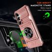 Samsung Galaxy A55 5G Shockproof Card Case with Ring Holder - Rose Gold - 2