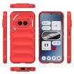 Magic Shield TPU + Flannel Case for Nothing Phone 2a - Red - 3