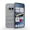 Magic Shield TPU + Flannel Phone Case for Nothing Phone 2a - Grey - 1