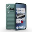 Magic Shield TPU + Flannel Phone Case for Nothing Phone 2a - Dark Green - 1