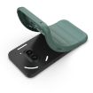 Magic Shield TPU + Flannel Phone Case for Nothing Phone 2a - Dark Green - 5