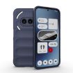 Magic Shield TPU + Flannel Phone Case for Nothing Phone 2a - Dark Blue - 1