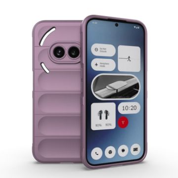 Magic Shield TPU + Flannel Phone Case for Nothing Phone 2a - Purple - 1