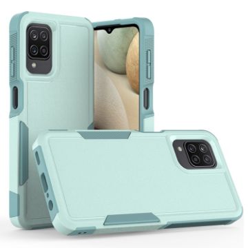 Samsung Galaxy A12 Phone Case, 2 in 1 PC + TPU, Light Green - 1