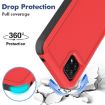 Samsung Galaxy A22 5G Red Phone Case 2 in 1 PC + TPU - 3
