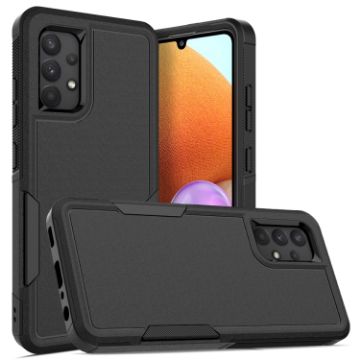 Samsung Galaxy A32 4G Phone Case - 2 in 1 PC + TPU (Black) - 1