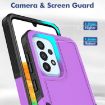 Samsung Galaxy A33 5G Phone Case, 2 in 1 PC + TPU, Purple - 5