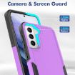 Samsung Galaxy S21 5G Purple PC + TPU Phone Case 2 in 1 - 5