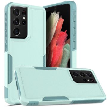 Samsung Galaxy S21 Ultra 5G Phone Case, 2 in 1 PC + TPU, Light Green - 1