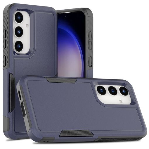 Samsung Galaxy S24 5G Phone Case, 2 in 1 PC + TPU, Dark Blue - 1