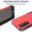 Samsung Galaxy A15 5G Red Phone Case - 2 in 1 PC + TPU Cover - 2