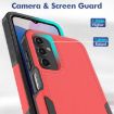 Samsung Galaxy A15 5G Red Phone Case - 2 in 1 PC + TPU Cover - 5