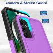 Samsung Galaxy A34 5G Phone Case - 2 in 1 PC + TPU, Purple - 5