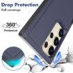 Samsung Galaxy S24 Ultra 5G Case, 2 in 1 PC + TPU, Dark Blue - 3