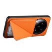 Xiaomi 14 Ultra D04 Calf Texture Dual Card Slot Phone Case Orange - 4
