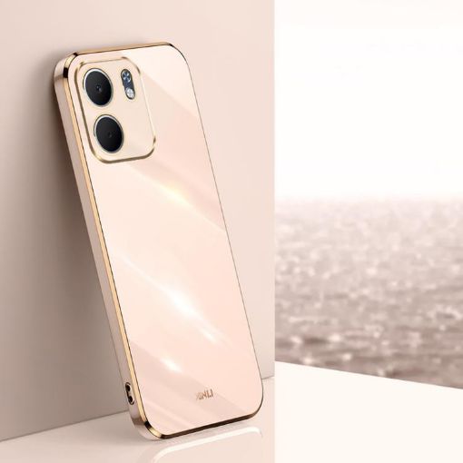 OPPO A5X 5G XINLI 6D Electroplate TPU Phone Case - Pink - 1