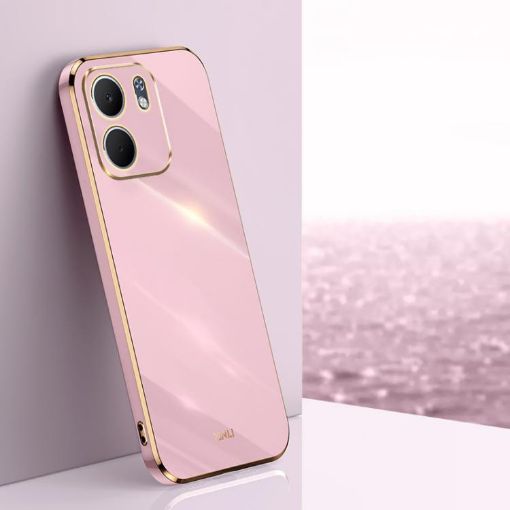 OPPO A5X 5G XINLI 6D Electroplate TPU Case - Cherry Purple - 1